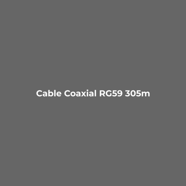 Cable Coaxial RG59 305m