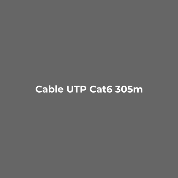 Cable UTP Cat6 305m