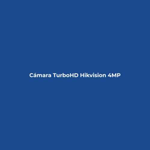 Cámara TurboHD Hikvision 4MP