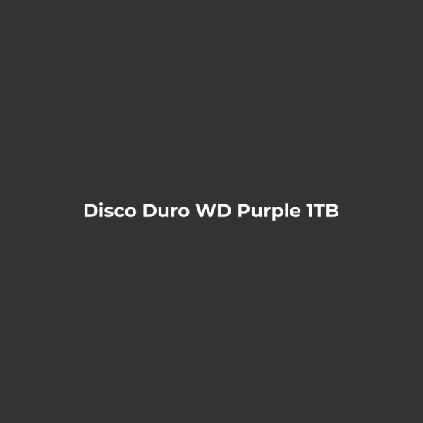 Disco Duro WD Purple 1TB
